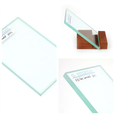 Vidrio laminado transparente de grado 6.38 mm - 25.52 mm para ventana / puerta / pared cortina