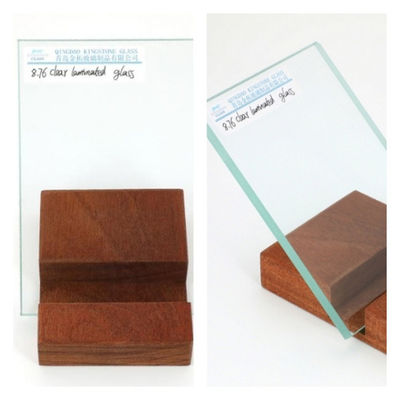 Vidrio laminado resistente a los impactos de grado 5+5 mm A 915X2140 2140X3300 2760X3300