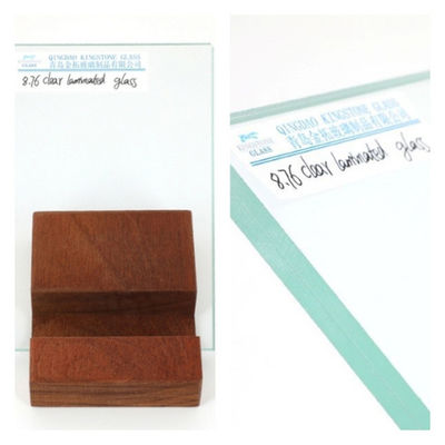 5 mm + 5 mm de vidrio laminado a medida claro de grado A CE AS/NZS 2208