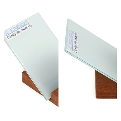 Vidrio laminado de seguridad de color blanco lechoso y duradero de 6,38 mm