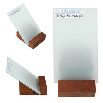 Construcción arquitectónica de vidrio laminado blanco lechoso para balustradas