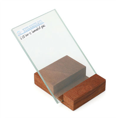6.58mm 8.76mm bajo E cristal laminado claro para ventana / puerta / pared cortina