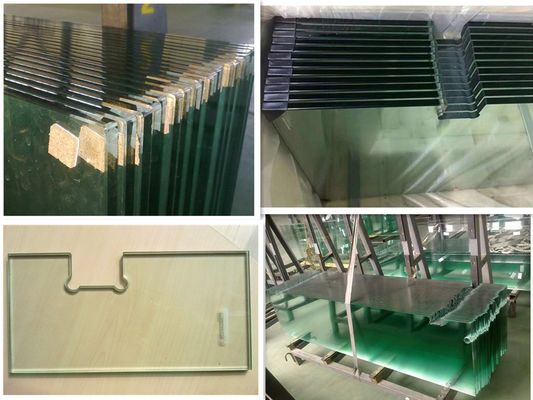 Vidrio templado de seguridad laminado para ventanas / puertas / cortinas