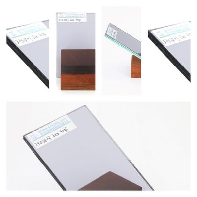 Euro gris Seguridad de cristal laminado resistente a los impactos para mamparas / balaustradas