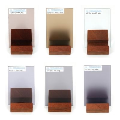 Construcción arquitectura vidrio laminado de color con 0,38 mm de espesor PVB