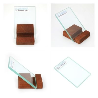 Alta seguridad Vidrio laminado transparente de espesor 4,38 mm - 25,52 mm para ventanas y puertas