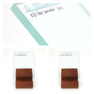 Vidrio de ventana acústica laminada insonorizada de 6,76 mm 8,76 mm 10,76 mm de espesor